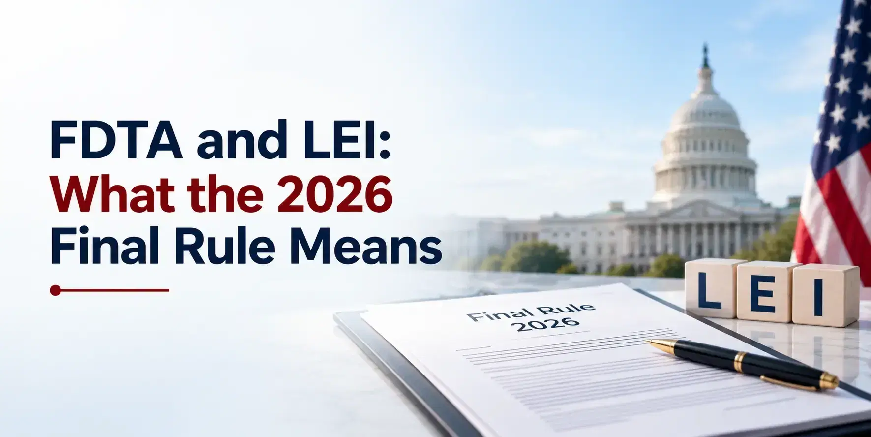 Financial Data Transparency Act (FDTA) and LEI: What the 2026 Final Rule Means