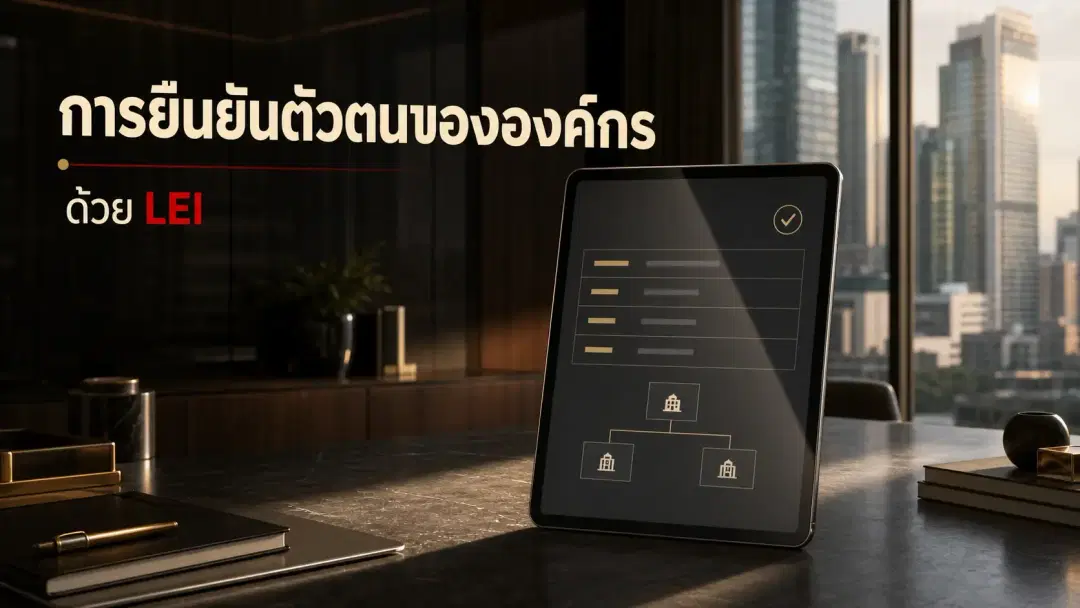 LEI สนับสนุน AML และ KYC ในประเทศไทยอย่างไร