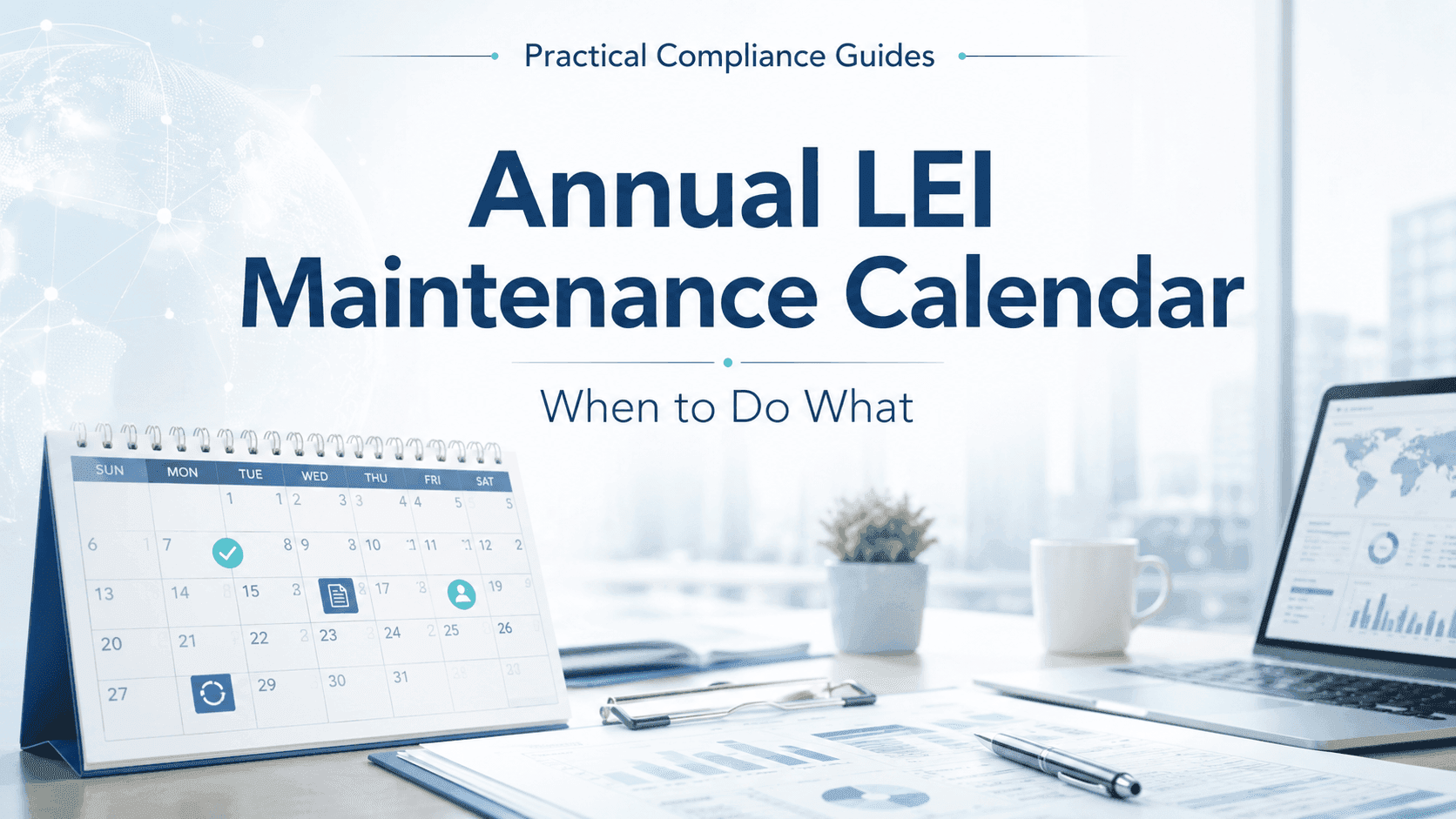 Annual LEI Maintenance Calendar for UK Teams