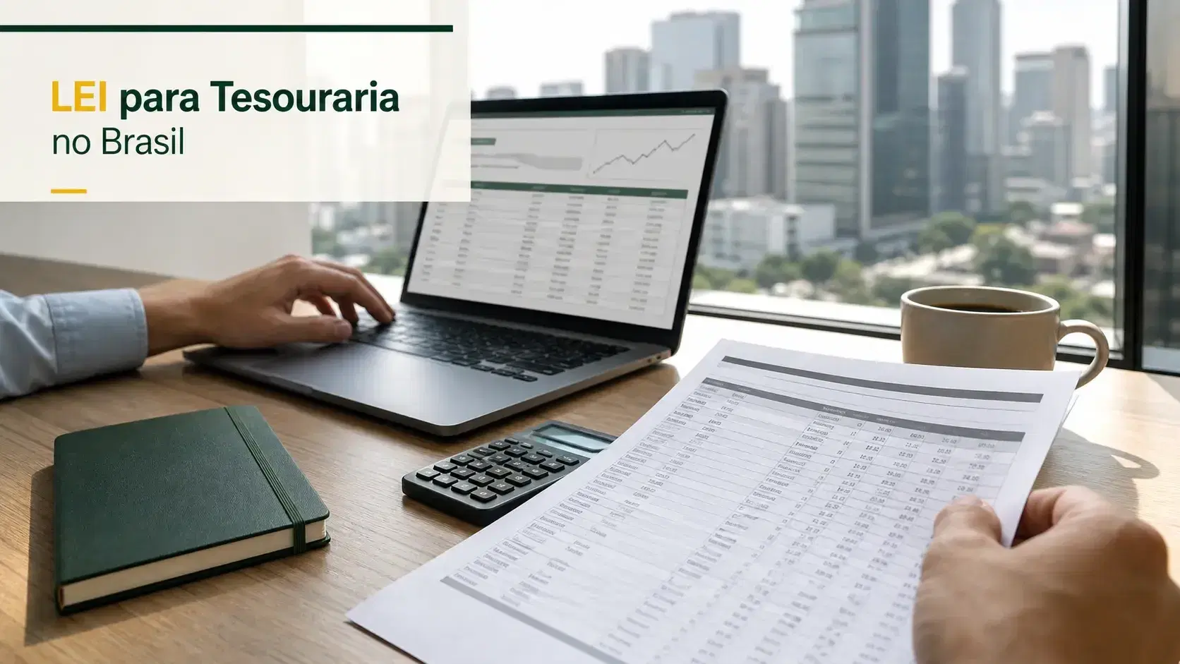 Como as equipes de tesouraria usam o LEI no Brasil