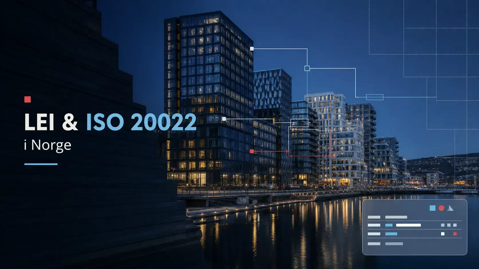 LEI og ISO 20022-økosystemet i Norge