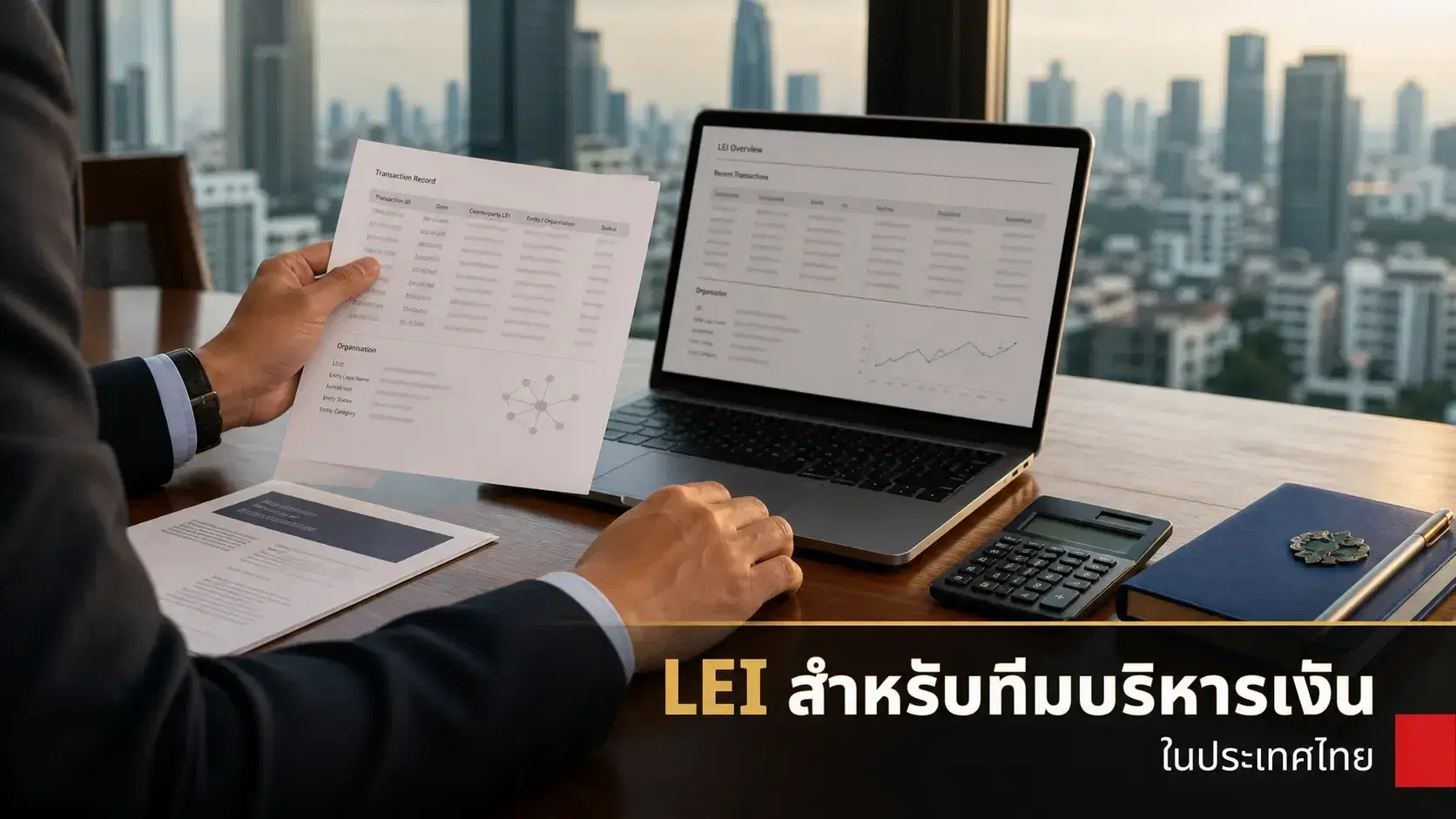 ฝ่ายคลังใช้ LEI ในประเทศไทยอย่างไร