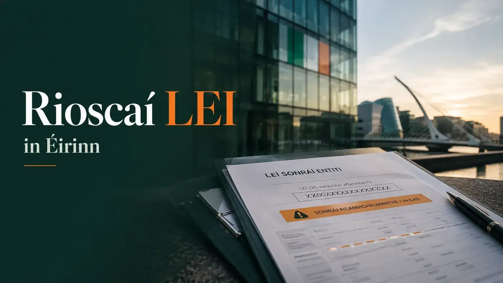 Rioscaí Comhlíontachta LEI in Éirinn