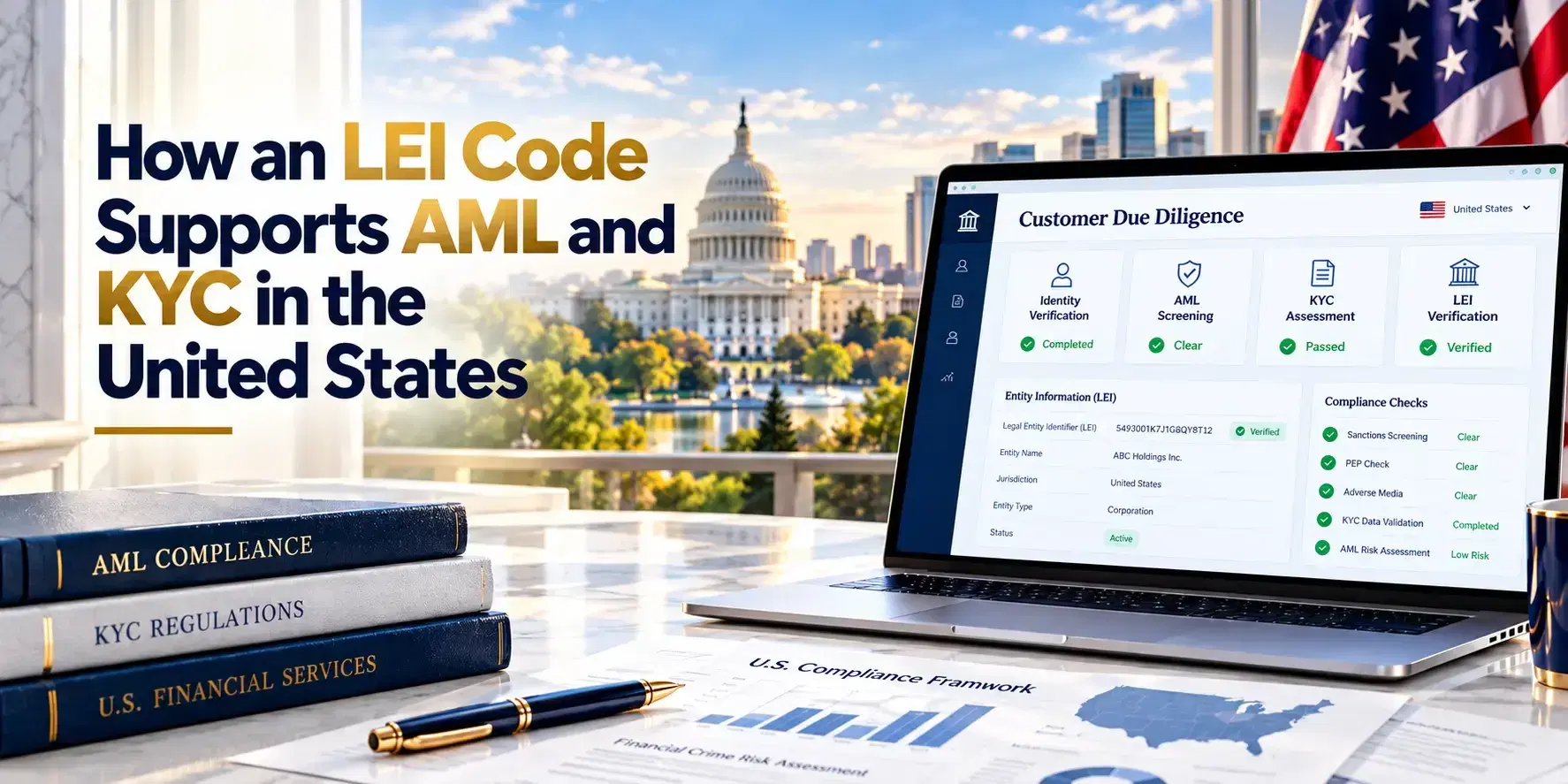 How an LEI Code Supports AML and KYC in the United States