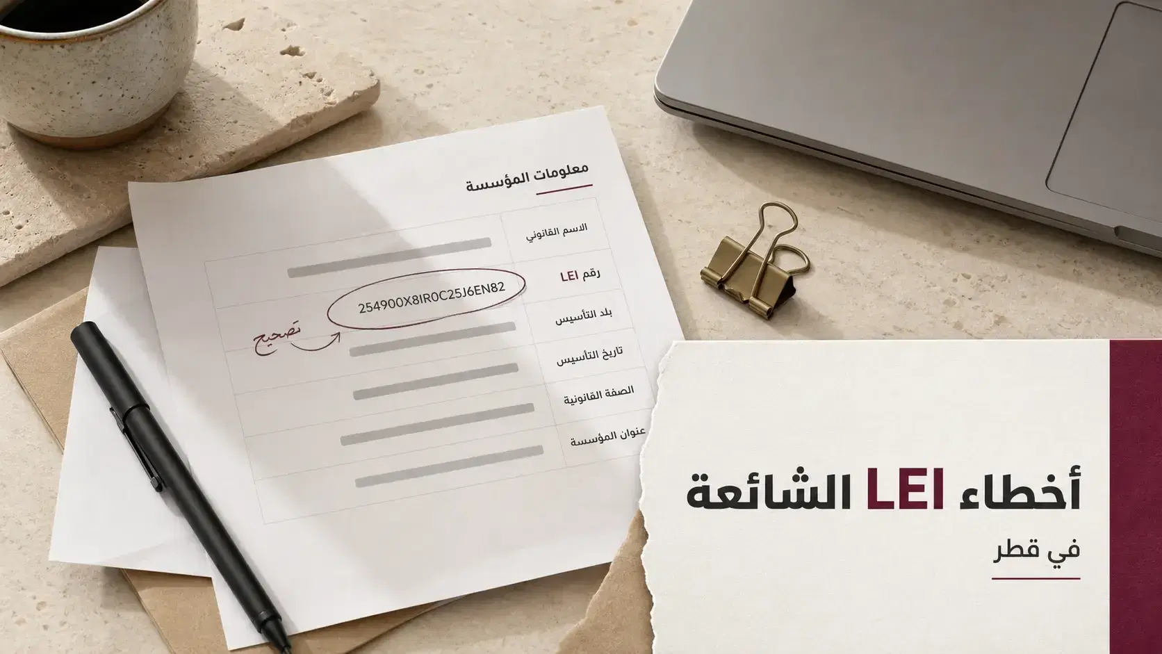 أخطاء LEI الشائعة في قطر
